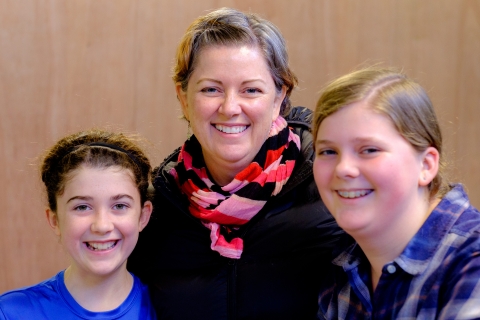 Photo of Ella, Abby, and Shelayne Hanson