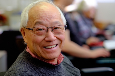 Headshot of man smiling