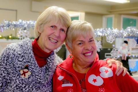 picture of Kay and Diana who volunteer at Feed Nova Scotia