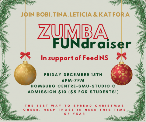 Zumba Fundraiser December 15th at SMU. 6pm $10 Zumba Fundraiser December 15th at SMU. 6pm $10
