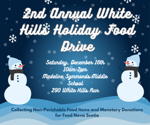 2nd Annual White Hills Holiday Food Drive