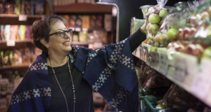 Diana Bronson, executive director of Food Secure Canada, at Eden grocery store in Montreal on Dec. 15, 2017