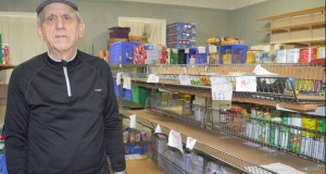 Lawrence Shebib co-ordinator of the North Sydney Community Food Bank